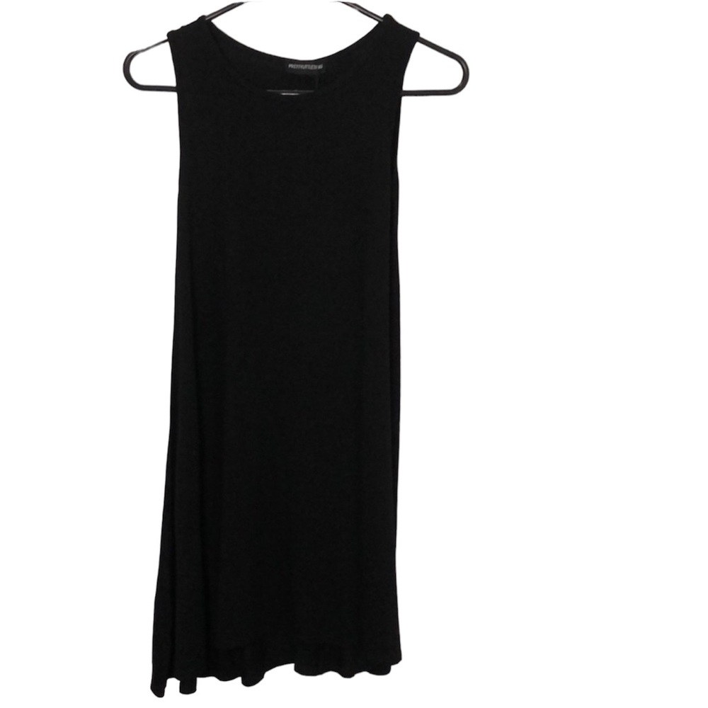 NEW NWT PRETTY LITTLE THING Basic black sleeveless dress size 8 LBD